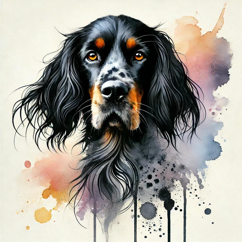 Custom Watercolor Dog Portrait  Personalized Pet Art Print  Digital Pet Illustration